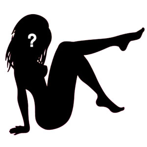 Silhouette, Girl, Question Mark Silhouette, Girl, Question Mark